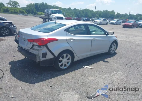 2012 Hyundai Elantra Limited (Ulsan Plant) from USA, damaged, VIN KMHDH4AE6CU231330